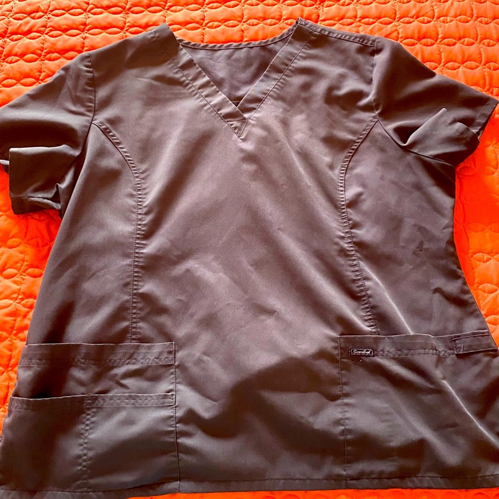 2XL Petite Sanibel Scrub Top